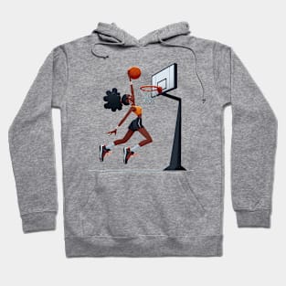 Female basketball player Hoodie